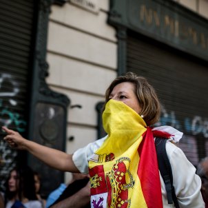 manifestacio espanyolista ultra hablamos español espanyolisme barcelona setembre 2018 - Carles Palacio manifestacio espanyolista ultra hablamos español espanyolisme barcelona setembre 2018 - Carles Palacio