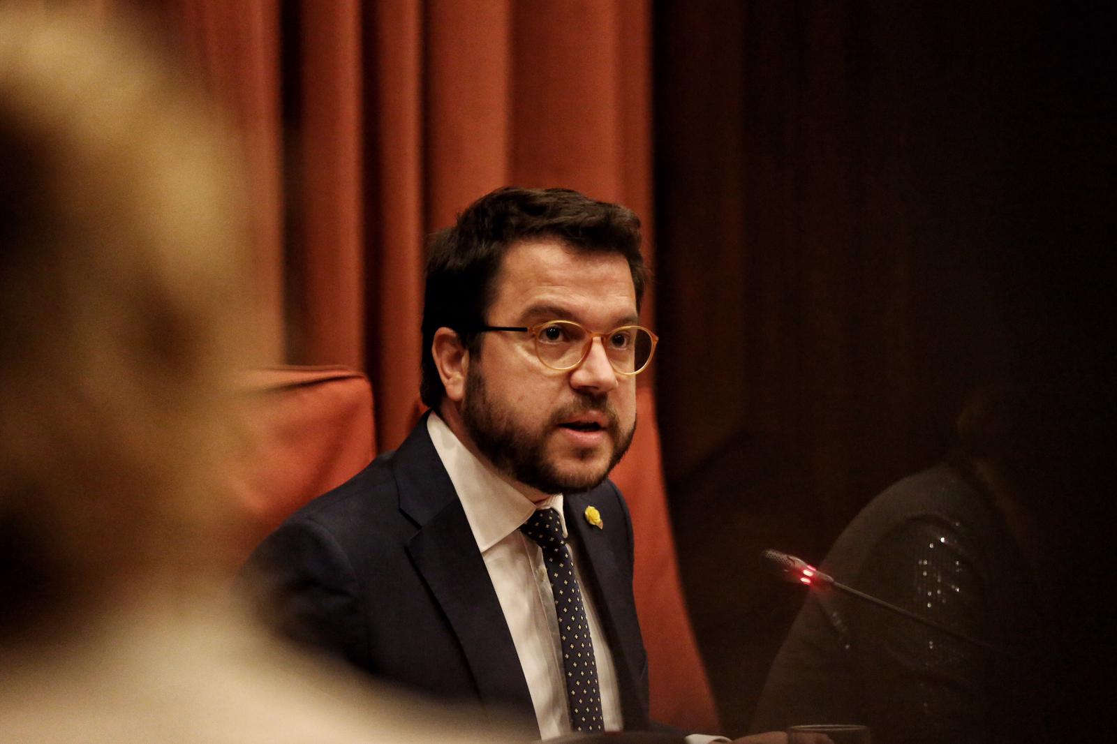 Aragonès: "La millor resposta a la sentència serà la conjunta"