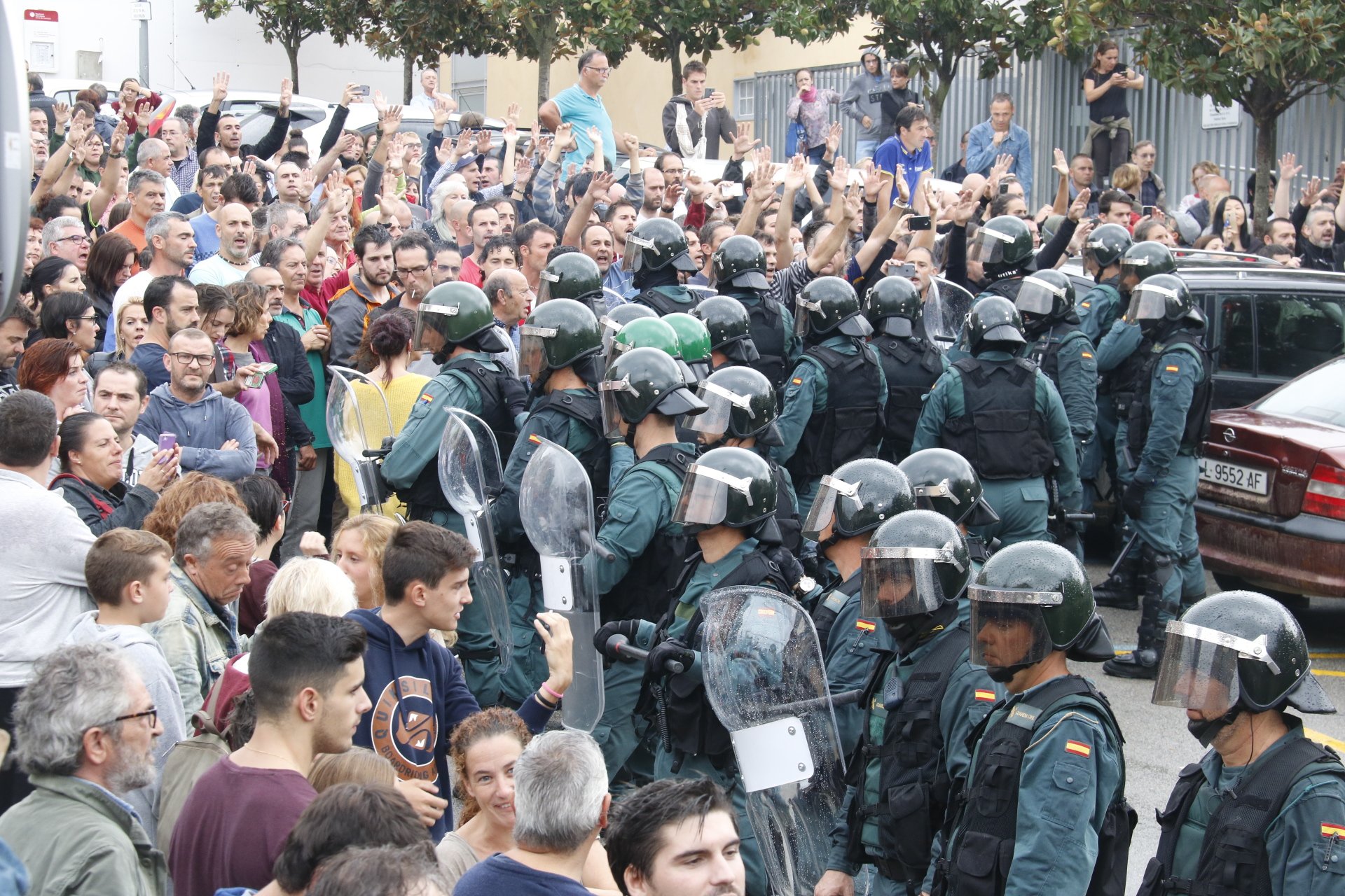 La Guàrdia Civil es reforça a Catalunya amb els ulls posats en la sentència