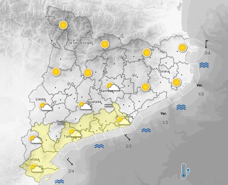 mapa temps