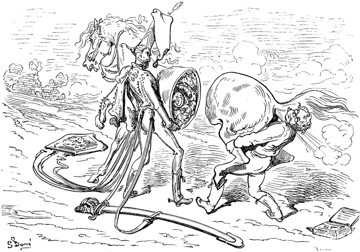 El Barón de Münchhausen vuelve a exagerar, ahora con ilustraciones de Doré