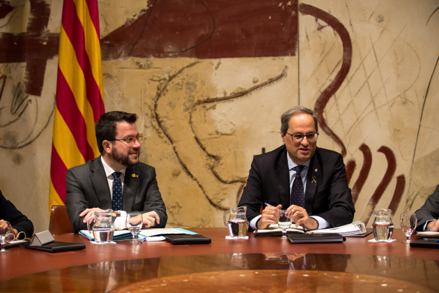 Quim Torra, Pere Aragonès - Sira Esclasans