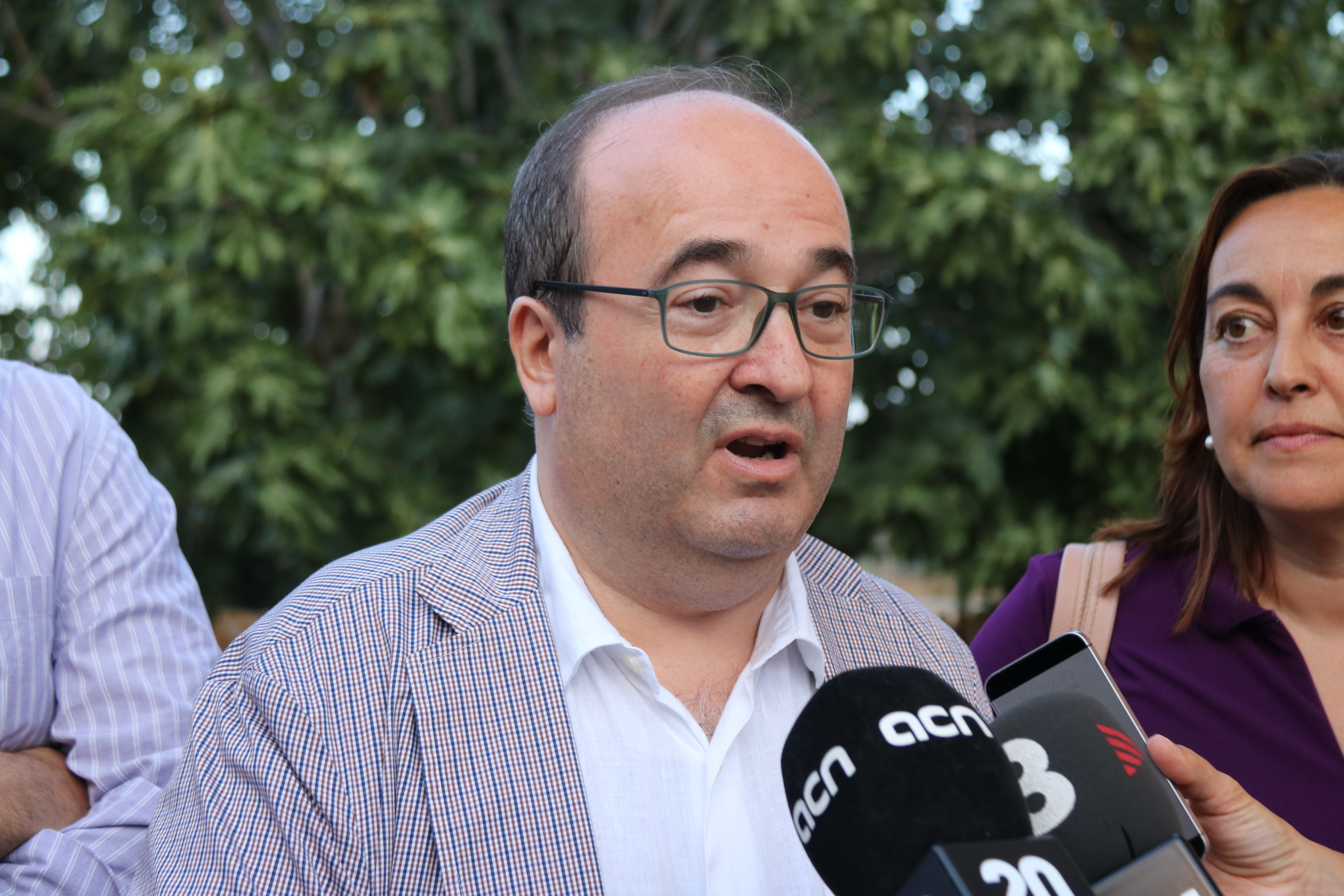 Iceta rebutja una moció de confiança perquè el Govern està "en fallida"