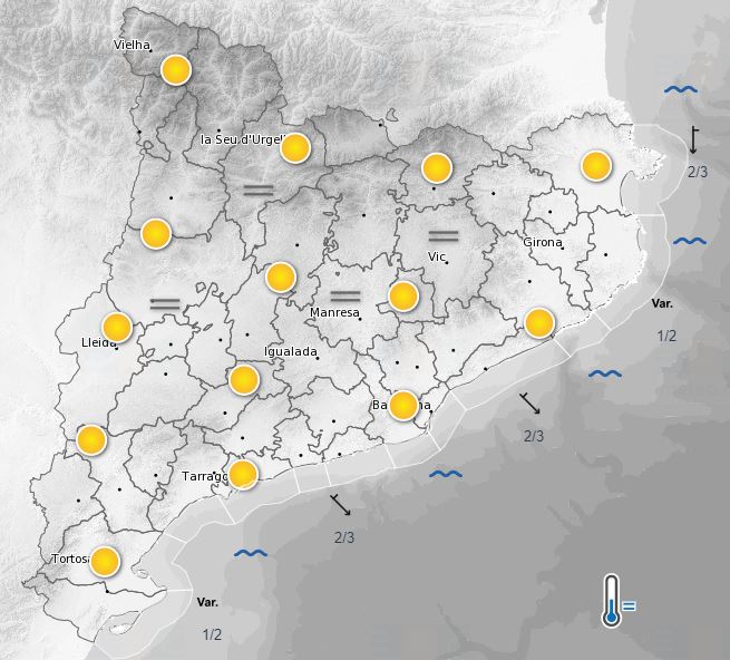 mapa temps