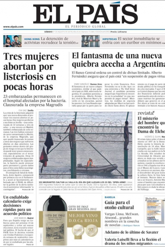 elpais 31 agost