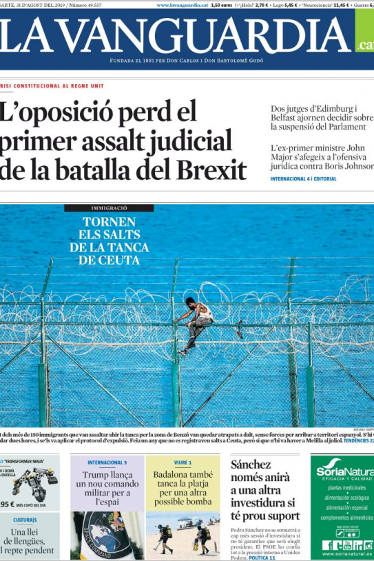 31 agosto la vanguardia