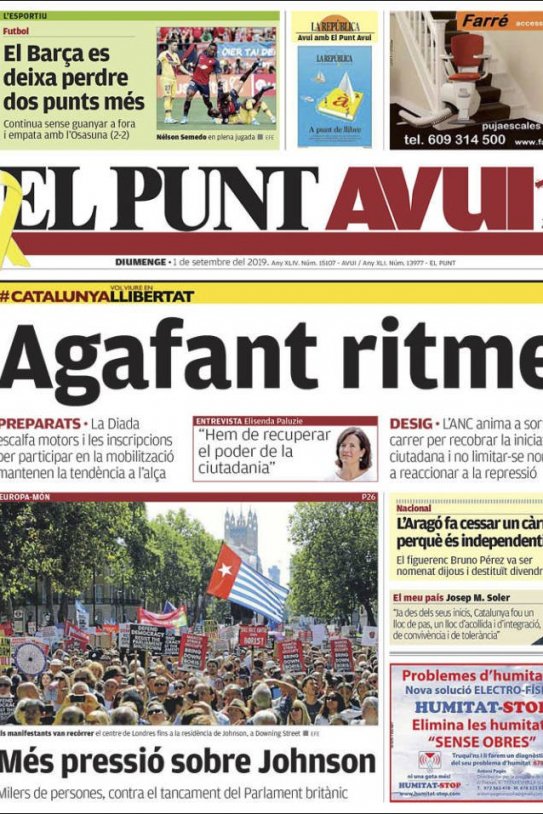 elpunt avui. 1 st