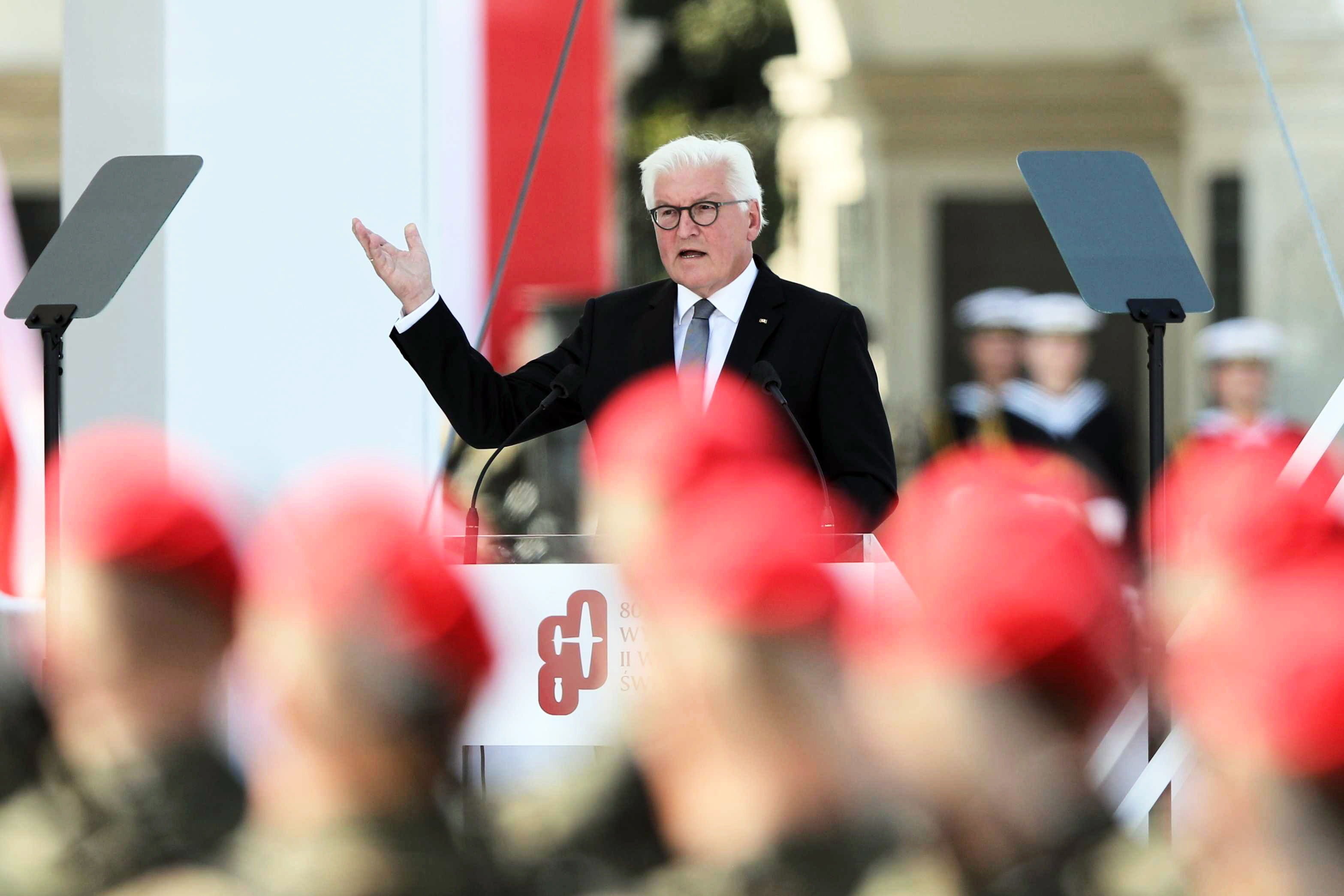 El presidente alemán en el aniversario de la invasión de Polonia: "Agacho la cabeza y pido perdón"