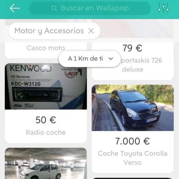 Wallapop se estrena con venta de coches