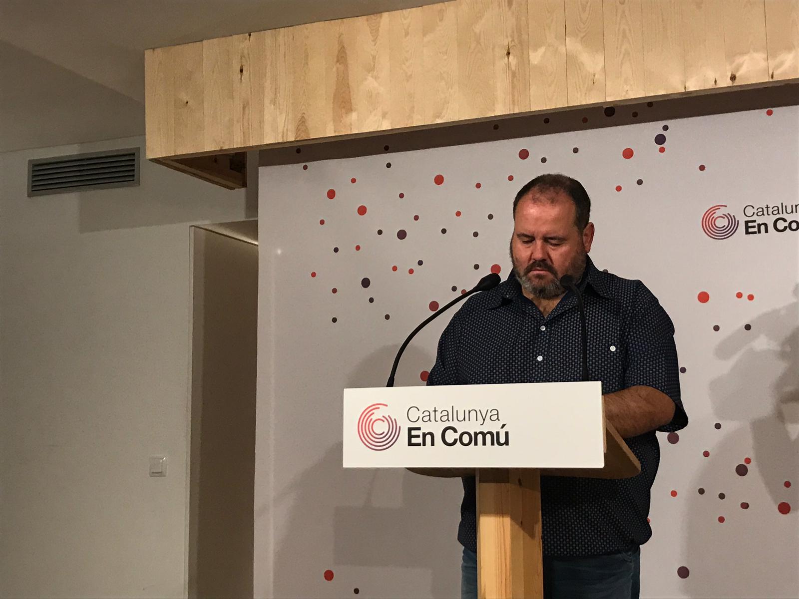 Els comuns titllen d'"electoralista" el Govern de concentració proposat per Torrent