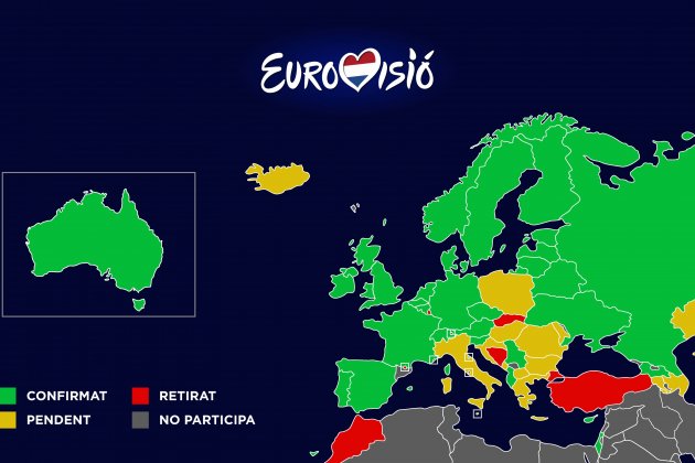 Eurovisio 2020 mapa