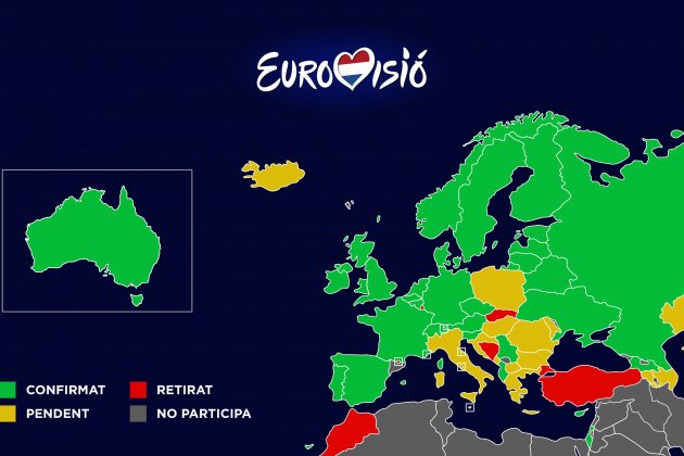 Eurovisio 2020 mapa