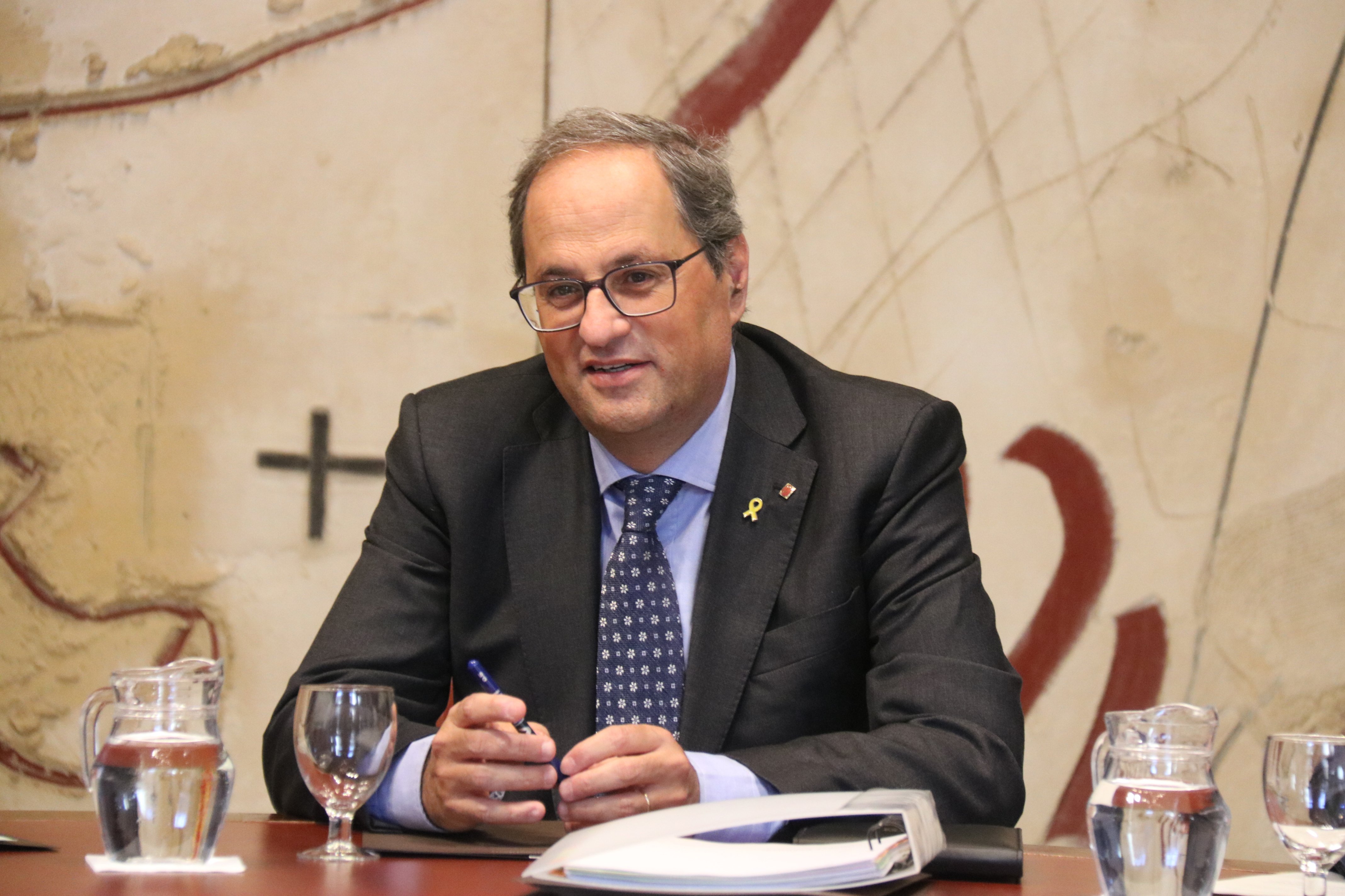 La Fiscalía planta cara a Torra y mantiene que hay que juzgarlo el día del pleno de política general