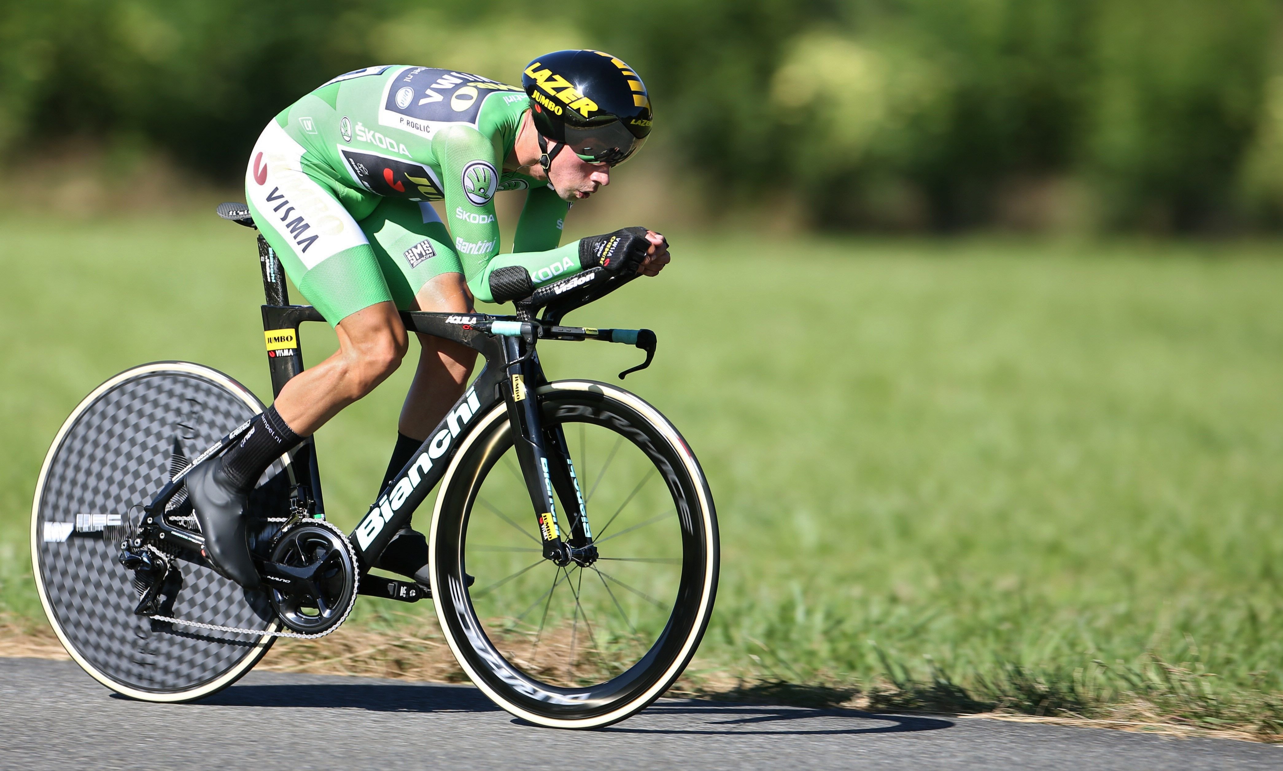 Roglic no falla a la contrarellotge i és el nou líder de la Vuelta