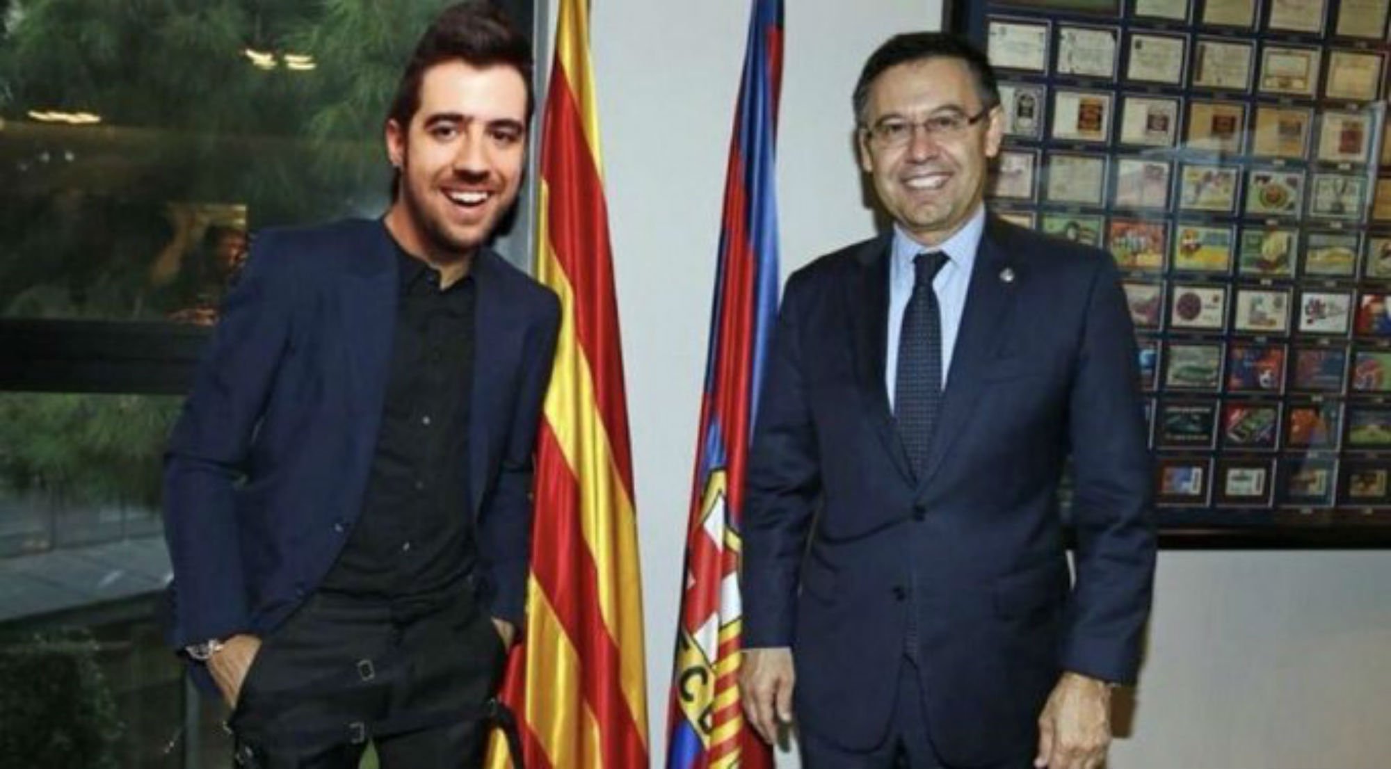 Bartomeu denunció al youtuber catalán AuronPlay por haberle dicho 'Nobita'