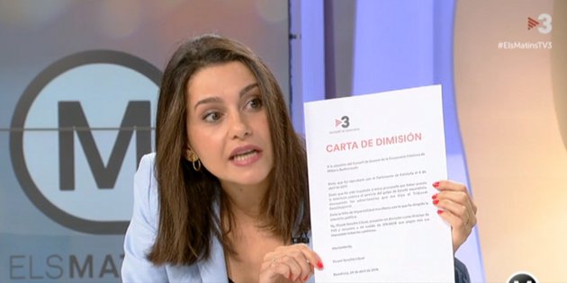 arrimadas carta tv3