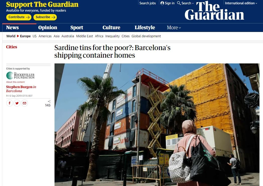 the guardian pisos contenidors