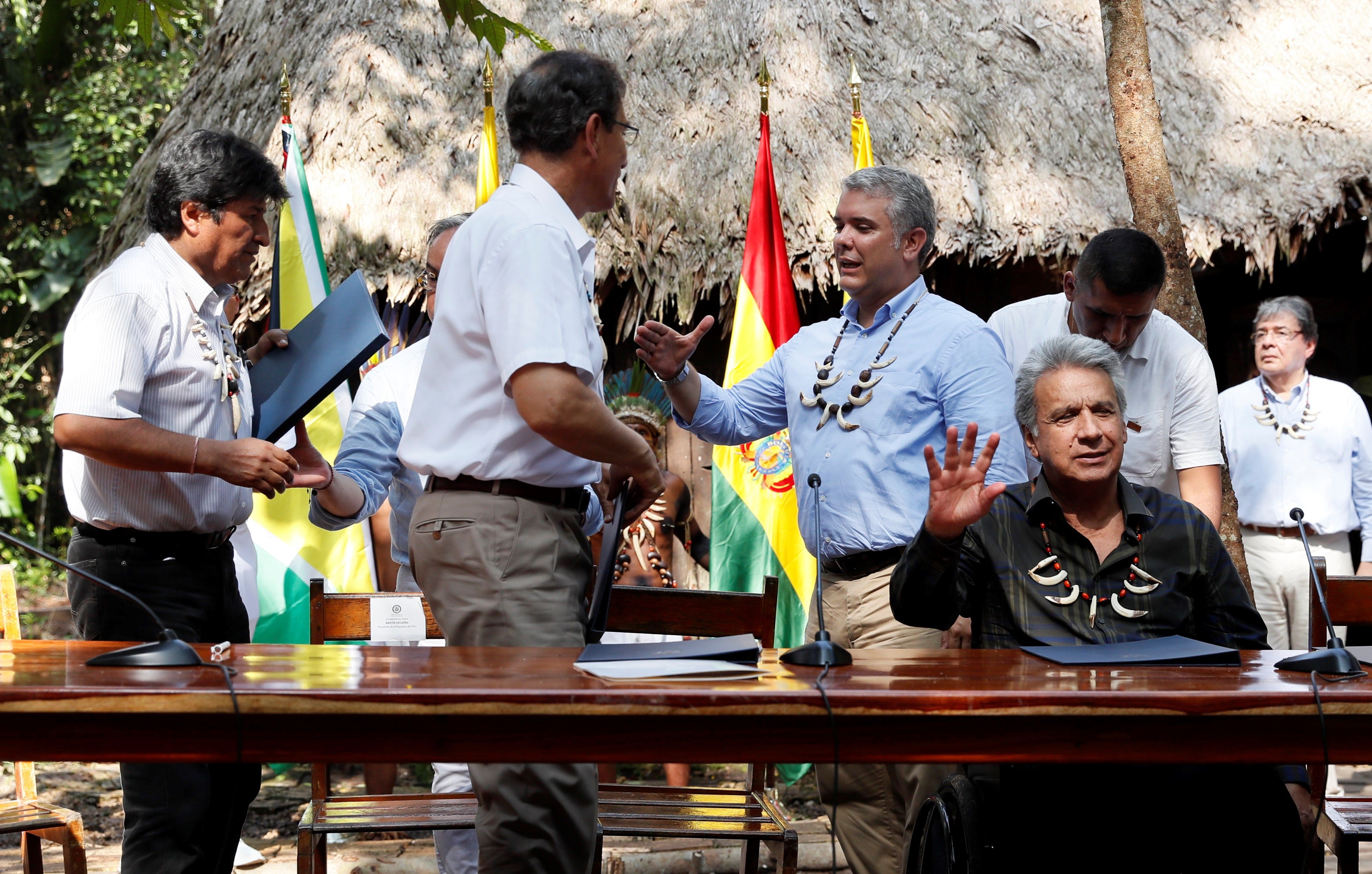 Video | Ecuador's president Moreno sings in Catalan at summit to save the Amazon