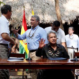 Video | Ecuador's president Moreno sings in Catalan at summit to save the Amazon