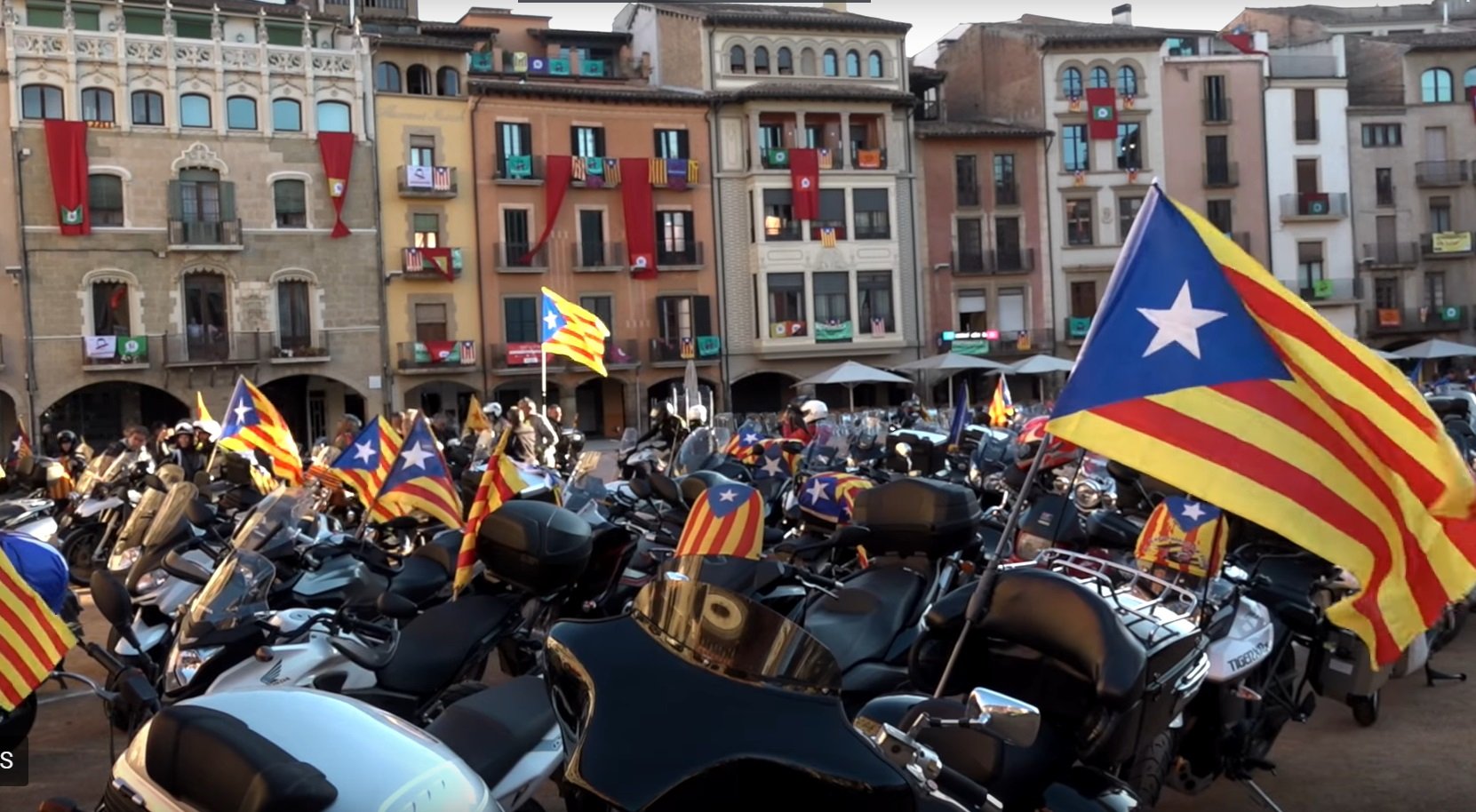 Más de un millar de moteros independentistas participarán en la Diada