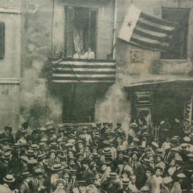 Diada 1914. Fossar de les Moreres. Font Pinterest