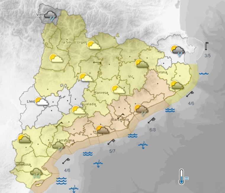 mapa temps