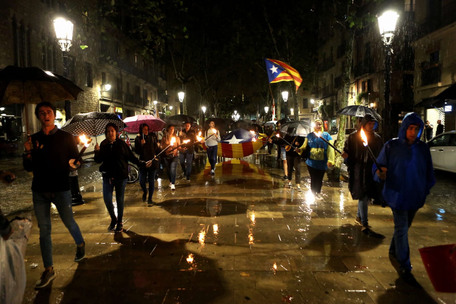 Velatorio en el Fossar de les Moreres