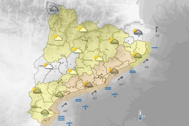 Tiempo Diada mañana