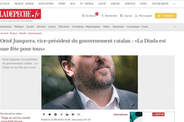 Entrevista Junqueras diario francés