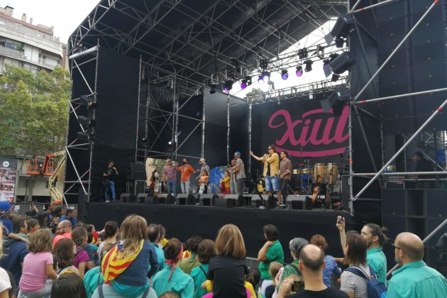 Diada 2019 grup Xiula Òmnium Anna Solé Sans