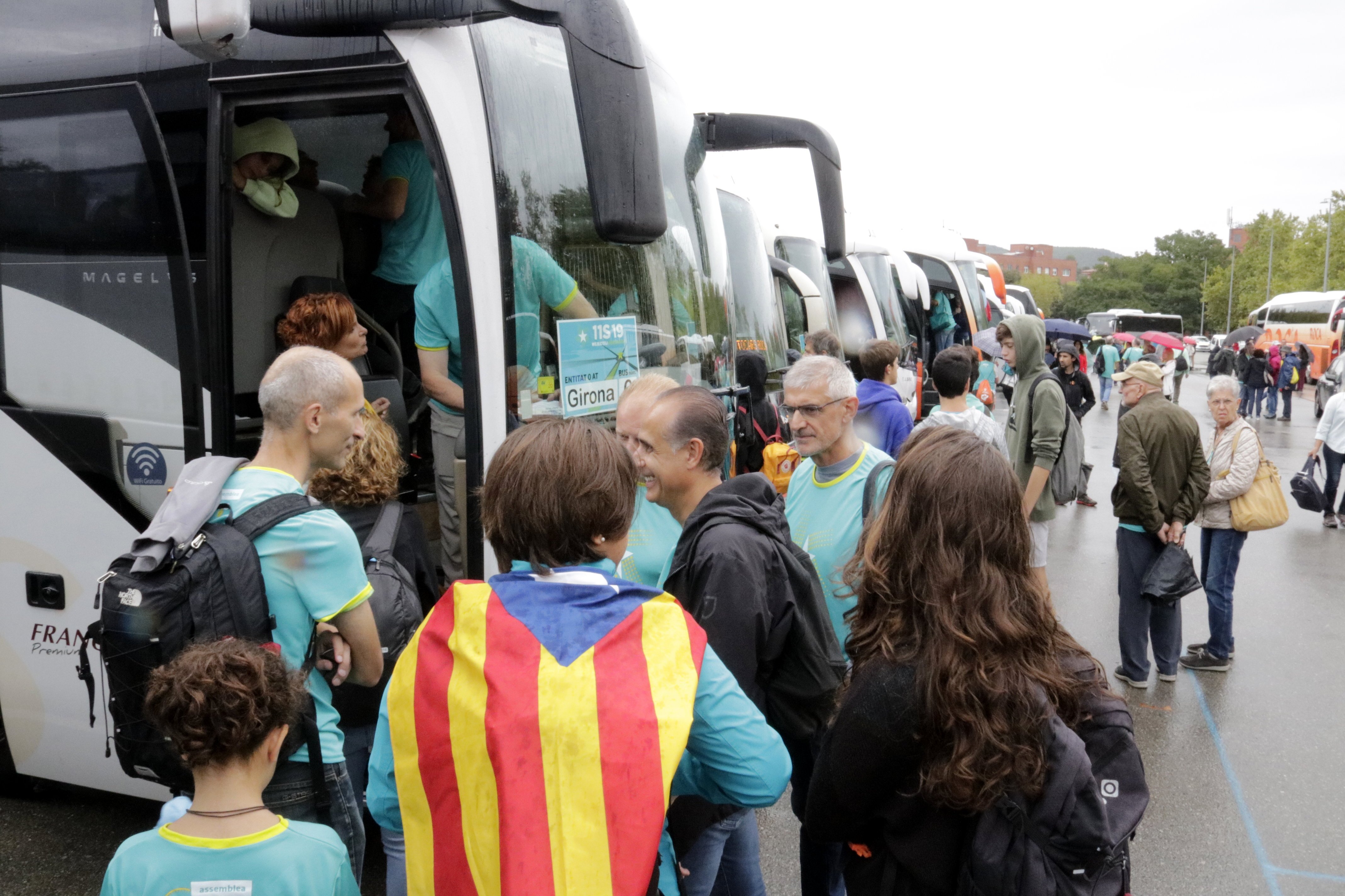 L'ANC ja ha tancat més d'un centenar d'autocars per la manifestació de la Diada 2022