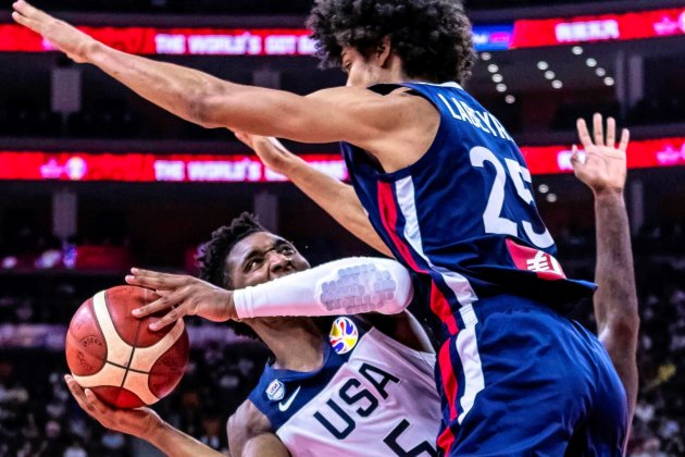 Mitchell Labeyrie Estats Units França Mundial bàsquet EFE