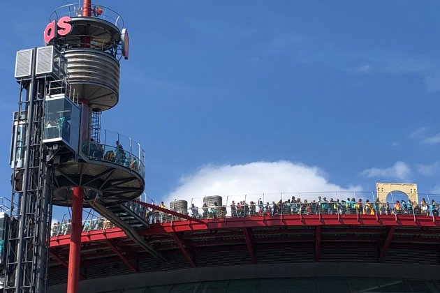 Manifestacio diada 2019 Centre comercial Arenas - Marina Fernàndez