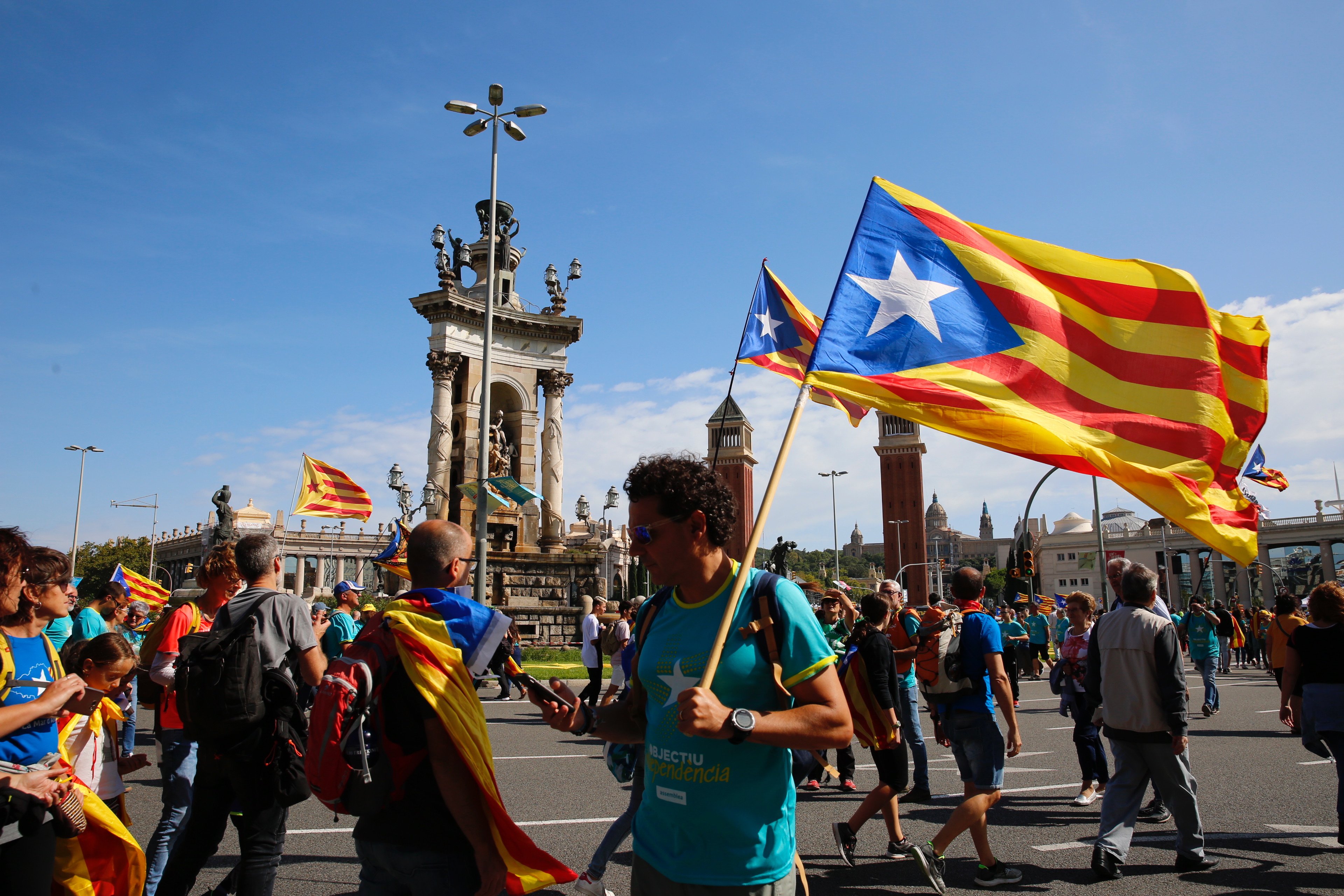 VÍDEO EN DIRECTO | Sigue la retransmisión de la manifestación de la Diada