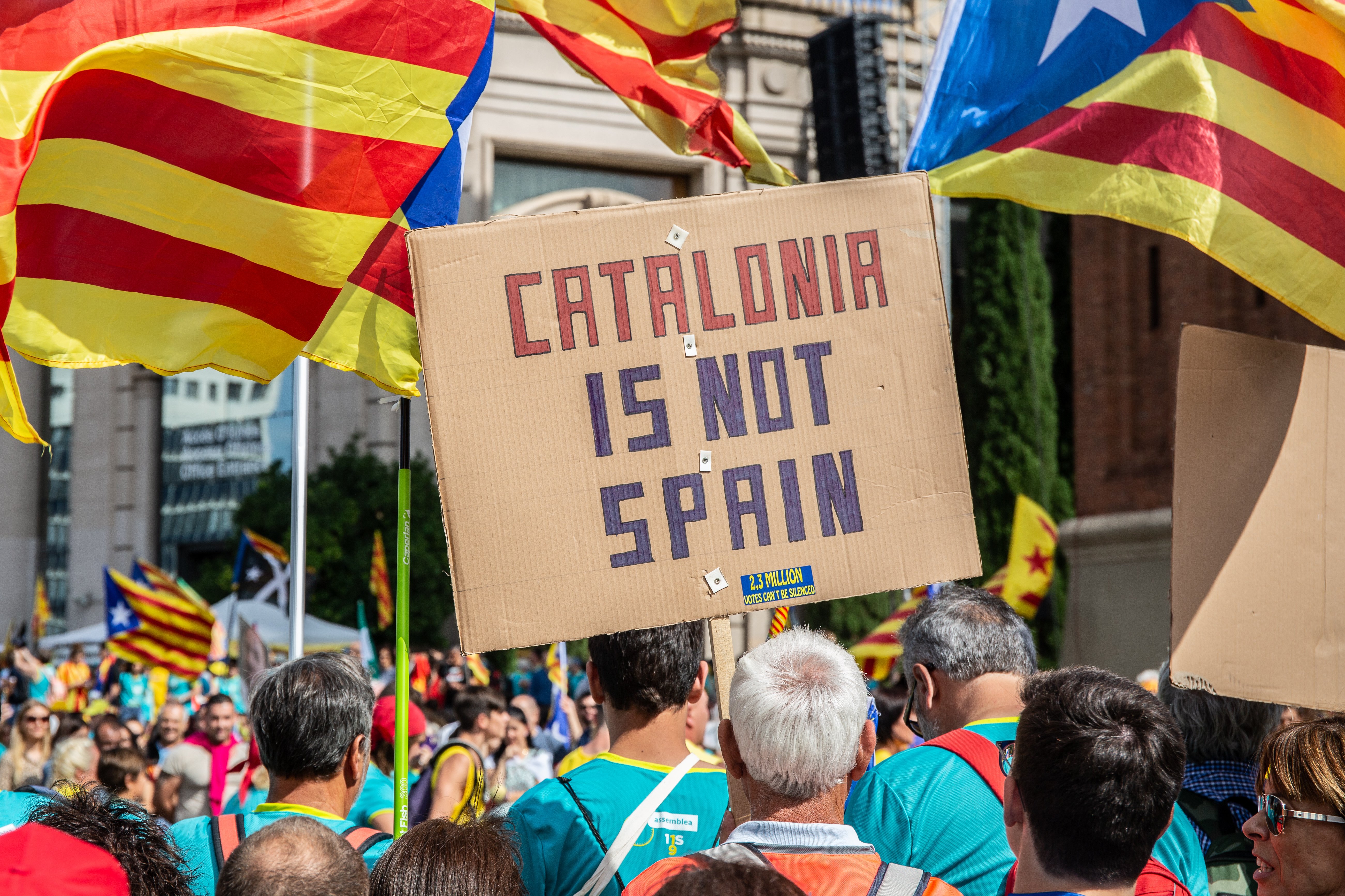 La Comisión Europea, ante la Diada: "El derecho a expresar opiniones está garantizado en Europa"