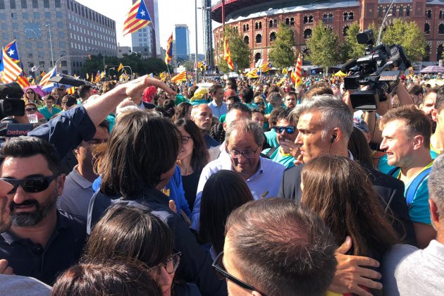 President Quim torra manifestacio Diada 2019 - Marina Fernàndez