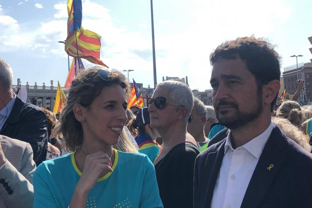 Damià Calvet Angels Chacon manifestacio Diada 2019 - Marina Fernàndez