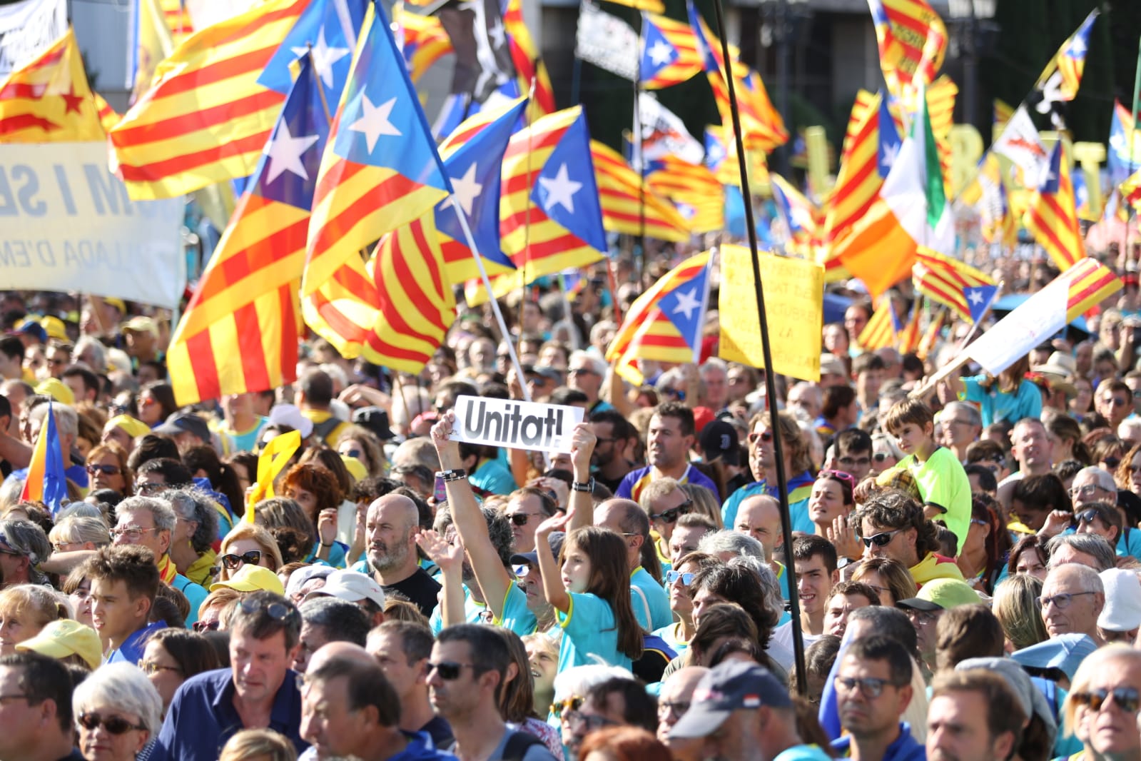 Junts però no barrejats, "la Diada més difícil"