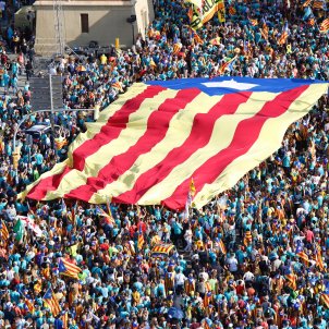 manifestacio diada 2019 pla&ccedil;a espanya estelada - Sergi Alc&agrave;zar