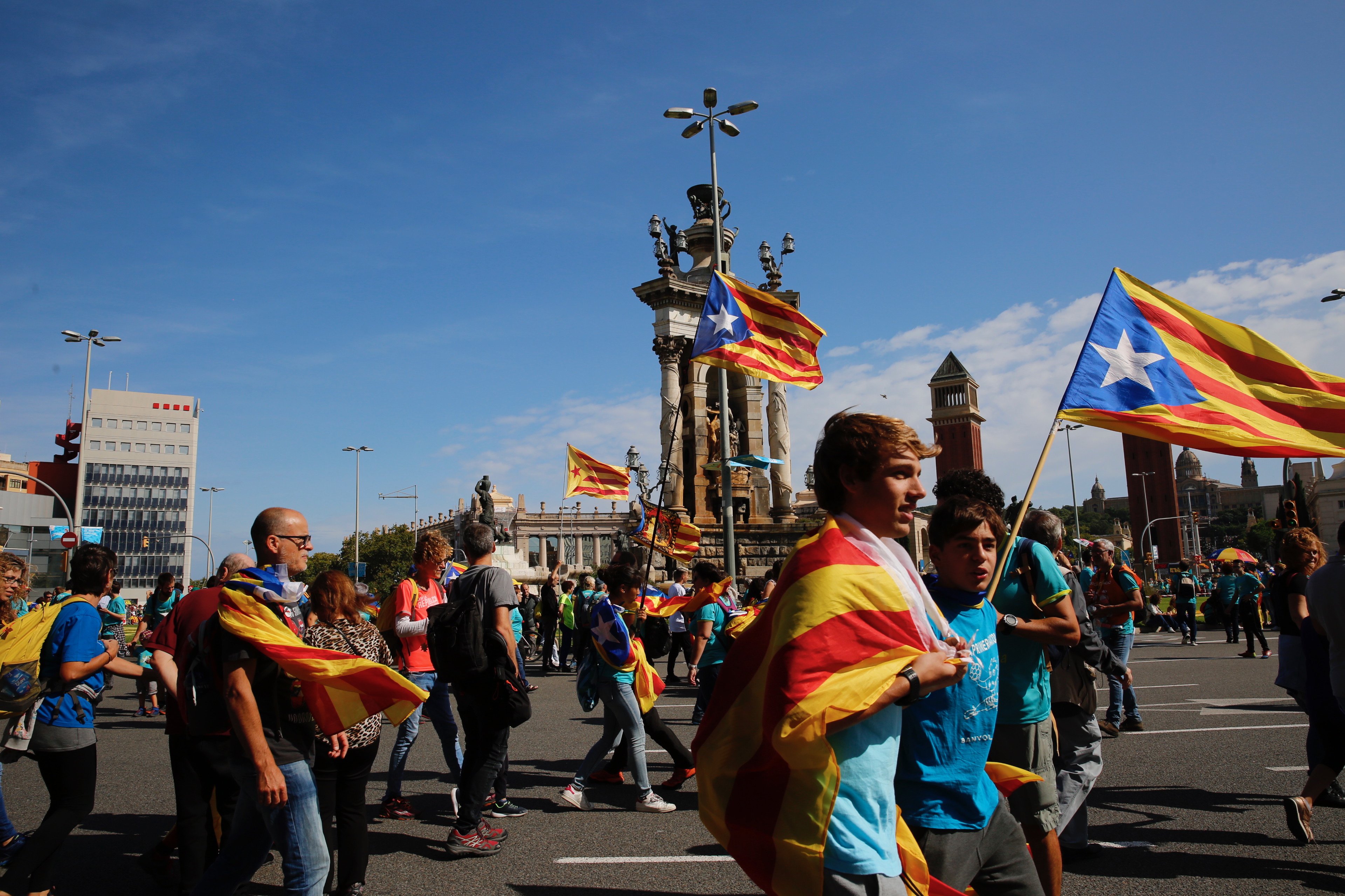 La Guardia Urbana rebaja a 600.000 los manifestantes de la Diada