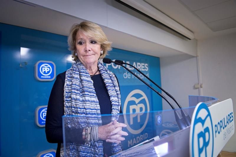 Aguirre dimiteix de la presidència del PP de Madrid