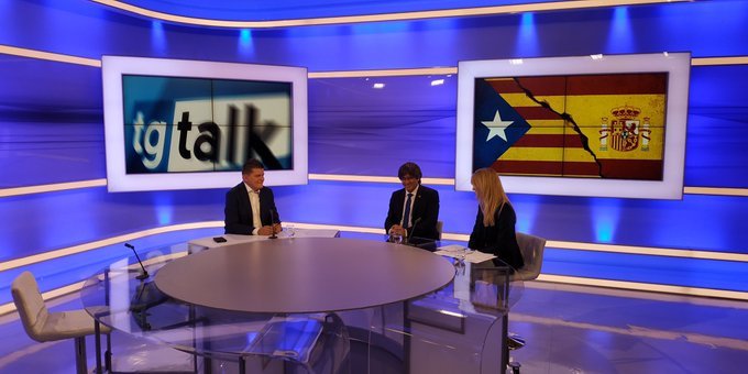 Puigdemont televisión Ticino @josepalay