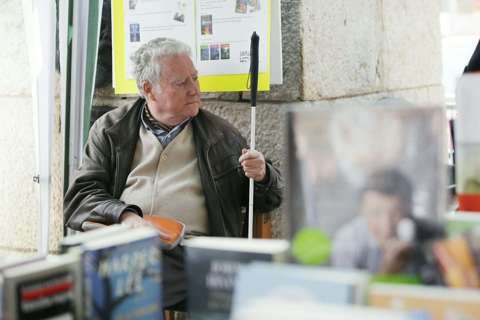 El Sant Jordi d'un lector invident