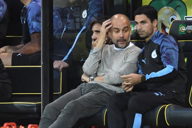 Pep Guardiola Arteta Norwich Manchester City EFE Pep Guardiola Arteta Norwich Manchester City EFE