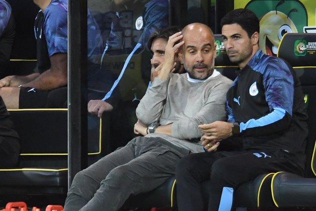 Pep Guardiola Arteta Norwich Manchester City EFE