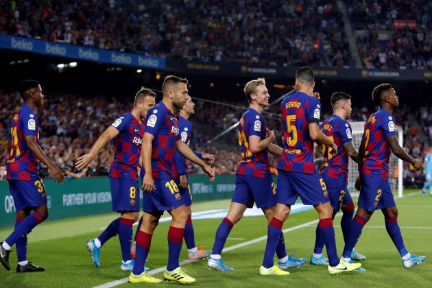 Barca grup Valencia EFE