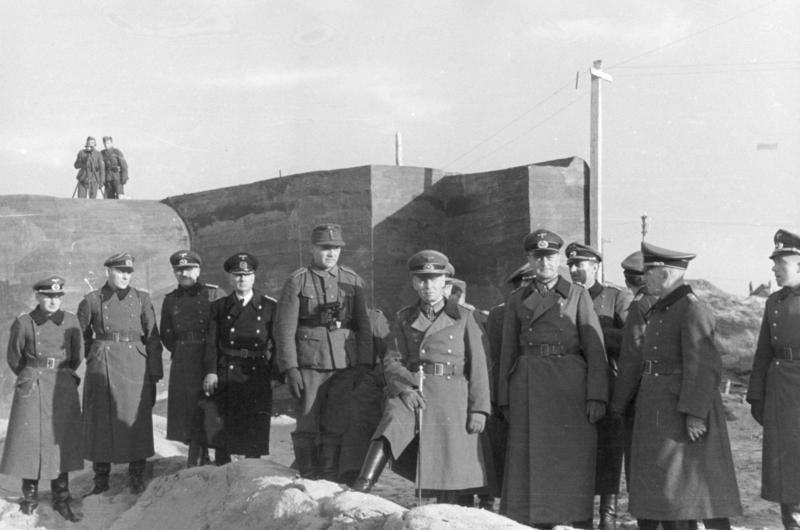 Normandia Rommel visita el Muro del Atlántico Wikimèdia