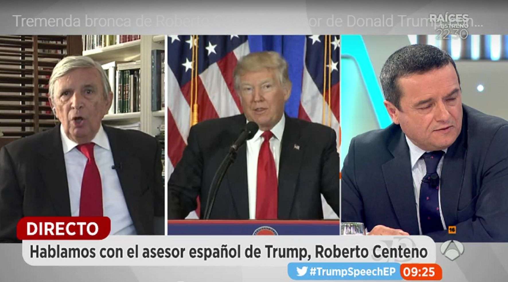Bronca del asesor español de Trump en 'Espejo Público'