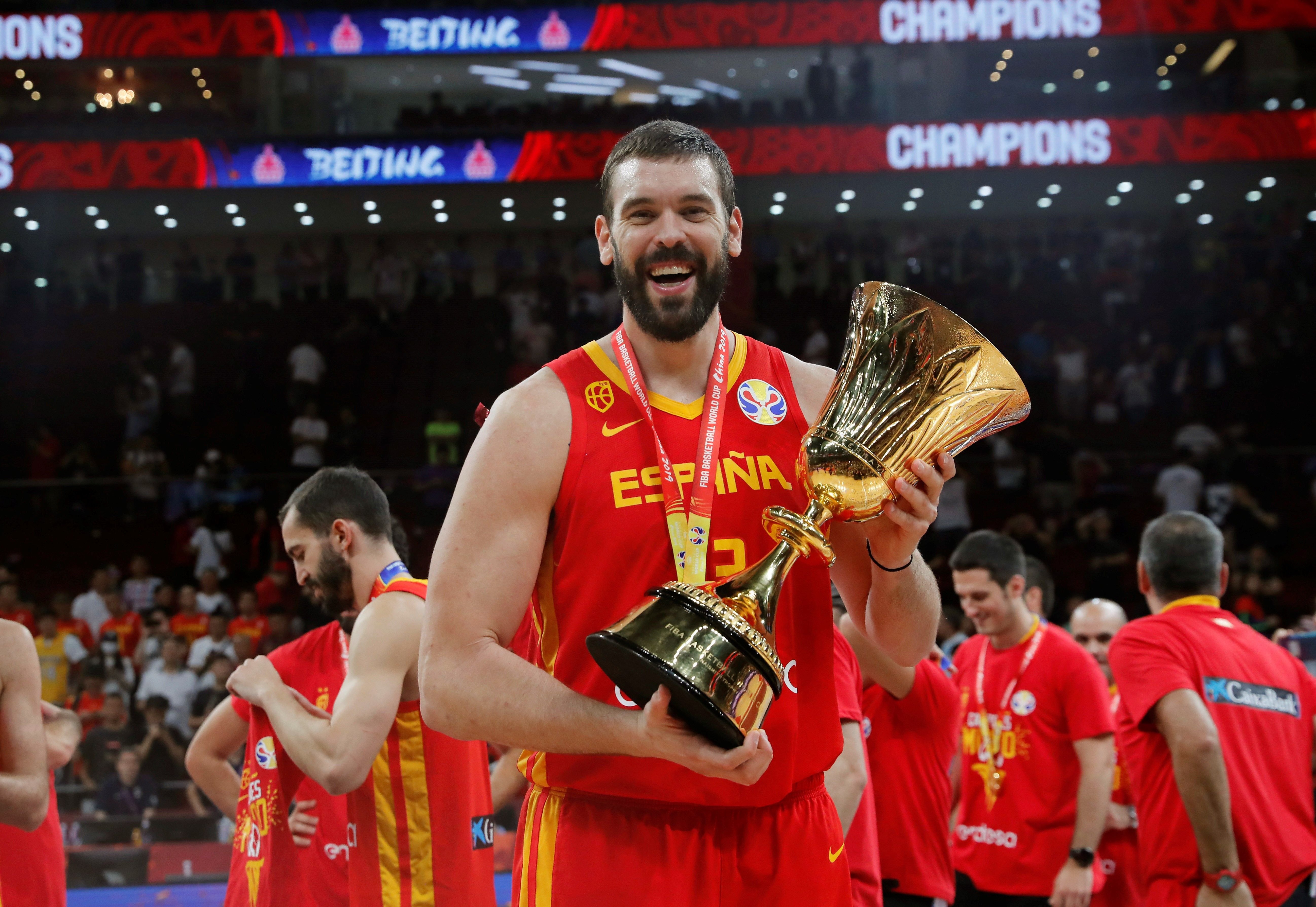 Cinco catalanes proclaman campeones del mundo de baloncesto