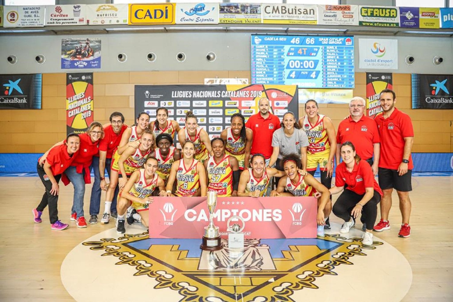 L'Uni Girona derrota el Cadí La Seu a la final de la Lliga Catalana (46-66)